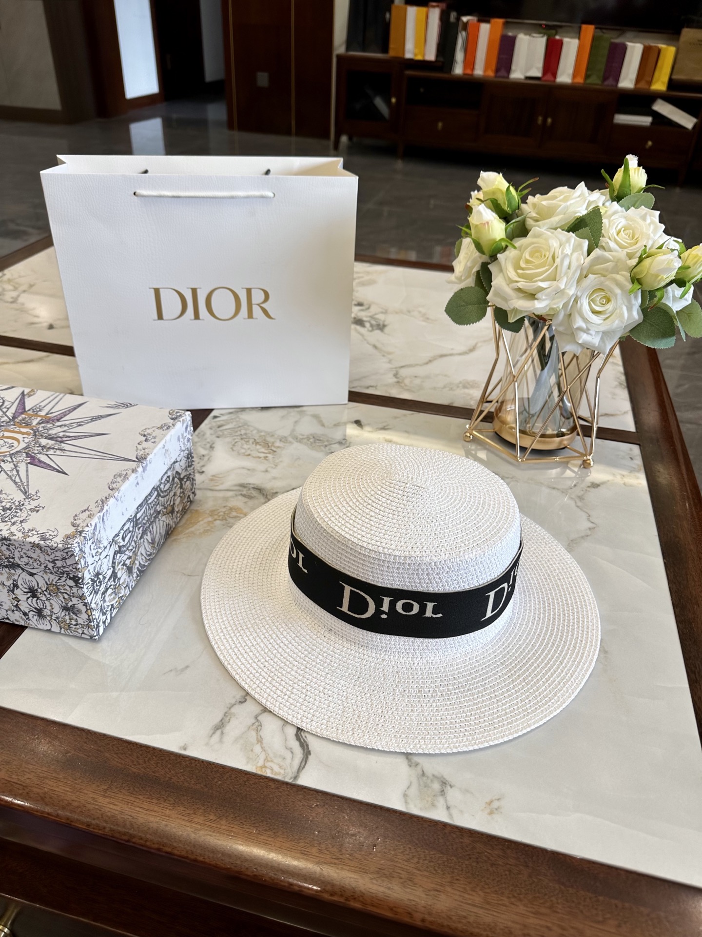 dior hat model 31